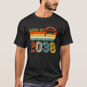 Class Of 2038 Grow With Me Graduation First Day of T-Shirt