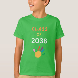 Class of 2038 with fingerpaint T-Shirt
