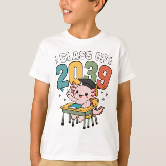 Class of 2039 Axolotl Future Graduate Graduation T-Shirt