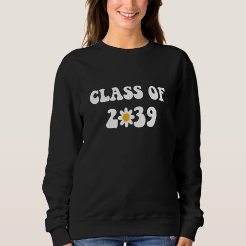 Class Of 2039 Grow With Me Kindergarten Pre k Grad Sweatshirt
