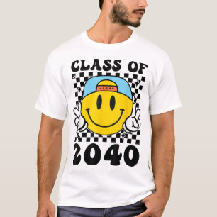 Class Of 2040 Grow With Me First Day Of School T-Shirt