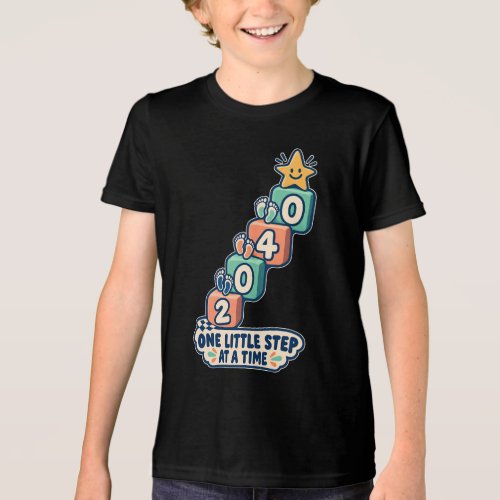 Class of 2040 One Little Step Journey Tri-Blend Shirt