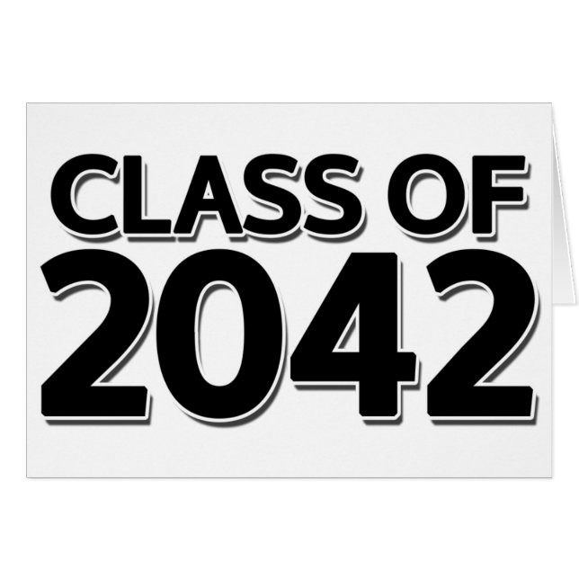 Class of 2042 cards (Front Horizontal)