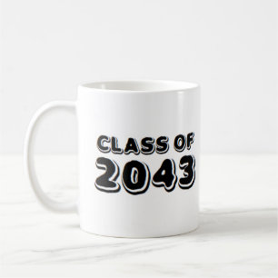 class of 2043 coffee mug