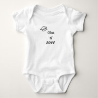 Class of 2044 with Graduation Cap Baby Bodysuit
