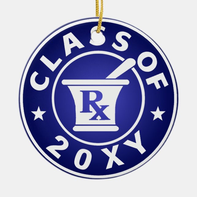 Class of 20?? Pharmacy Ceramic Ornament (Front)