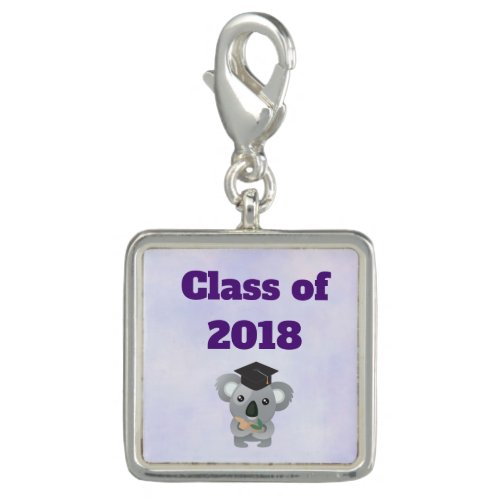 Class of 20xx Cute Koala Bear in Graduation Cap Charm
