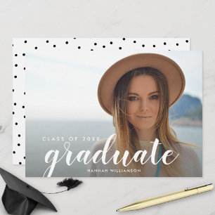 Class of 20XX Graduate Photo Graduation Party Invitation