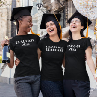 Class of 20xx Graduation Black Shirt