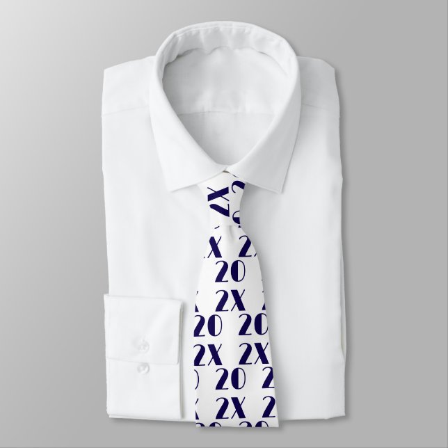 Class of 20XX Graduation Neck Tie (Tied)