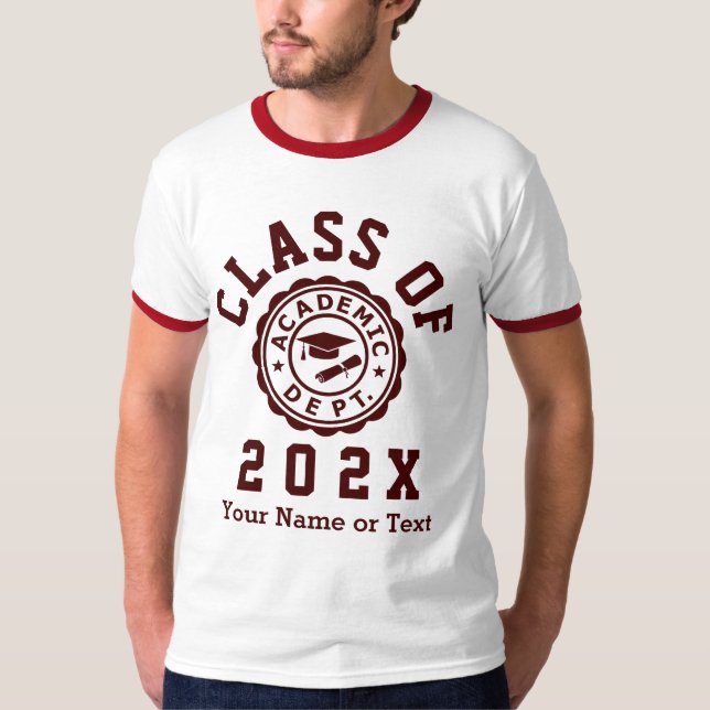 Class Of 20XX Graduation T-Shirt (Front)