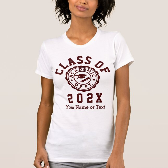 Class Of 20XX Graduation T-Shirt (Front)