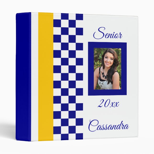 Class of 20xx Personalized Keepsake Album 3 Ring Binder (Front/Spine)