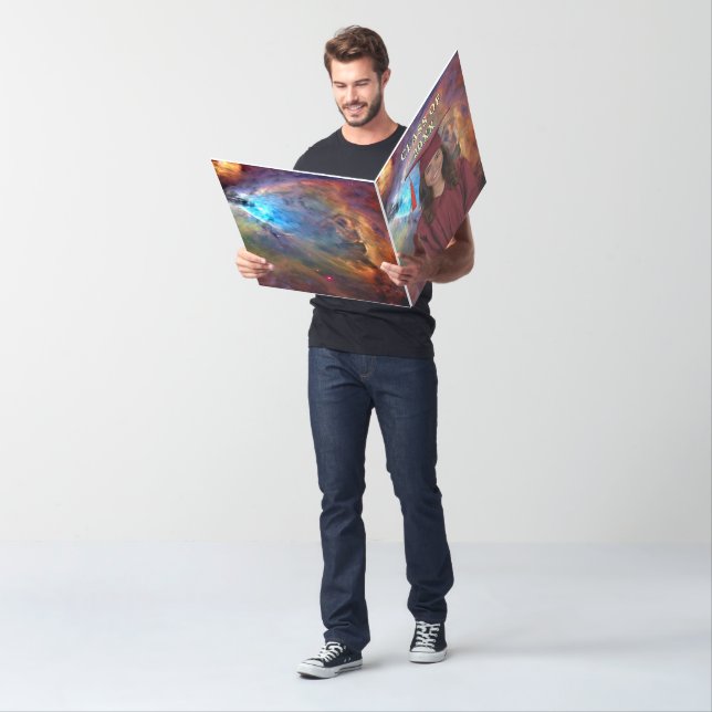 Class of 20XX Photo Orion Nebula Graduation 18x24 Card (In Situ)