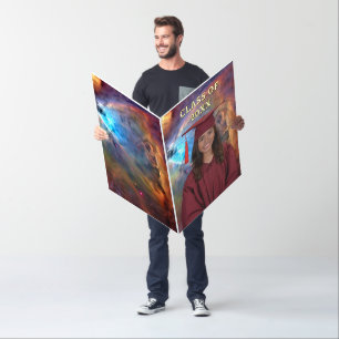 Class of 20XX Photo Orion Nebula Graduation 24x36 Card
