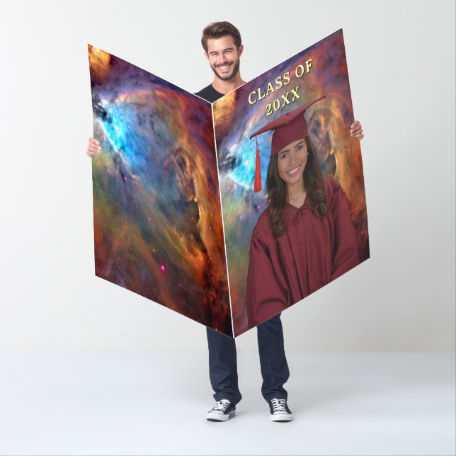 Class of 20XX Photo Orion Nebula Graduation 36x48 Card (In Situ)