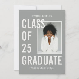 Class Of 26 Photo Graduate Graduation Announcement
