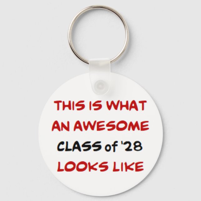 class of '28, awesome keychain (Front)