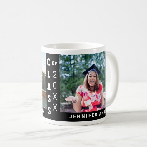 Class of 2 Photo Coffee Mug with Name 