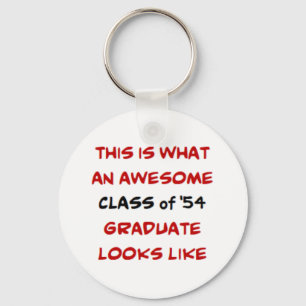 class of '54 graduate, awesome keychain