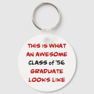 class of '56 grad keychain