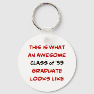 class of '59 grad keychain