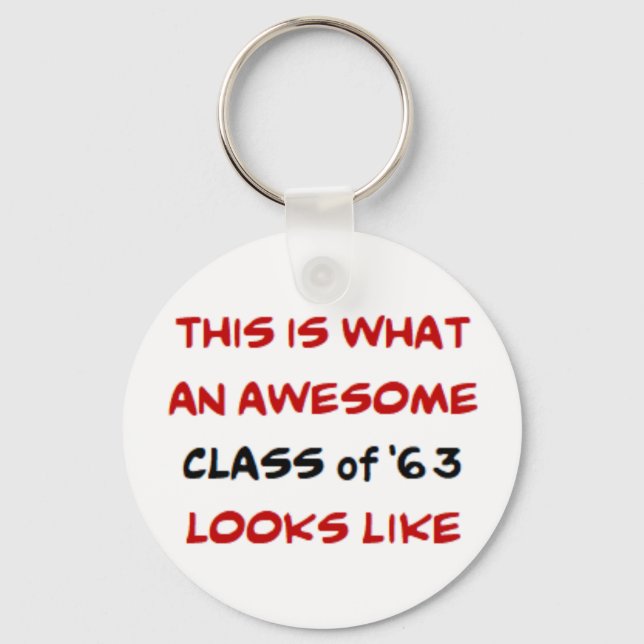 class of '63, awesome keychain (Front)