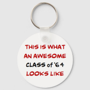 class of 64, awesome keychain