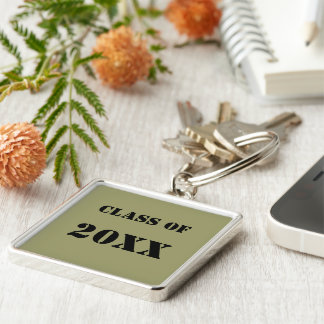 Class of Add Current Year or Class Reunion Year Keychain