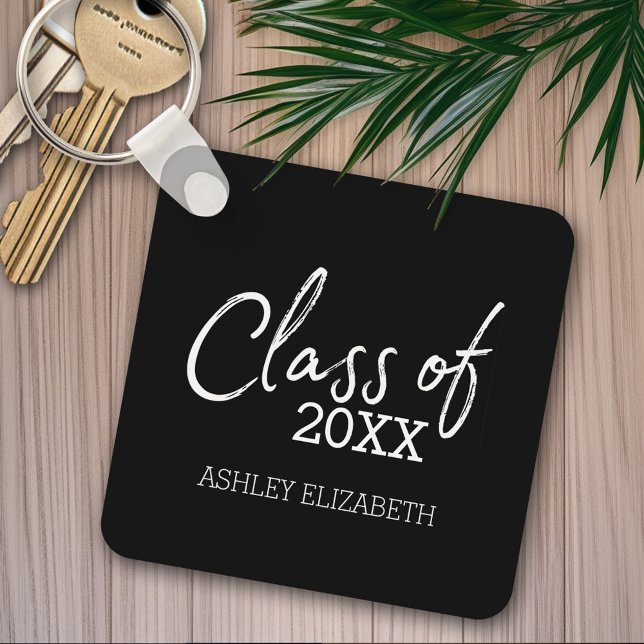 Class of ADD YOUR YEAR Graduation Party Keychain (Personalized Graduation Keychain - Great Party Favor for the Graduation Class)