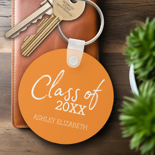Class of ADD YOUR YEAR Graduation Party Keychain