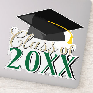 Class of ANY COLOR COMBO Graduation Year Graduate Sticker