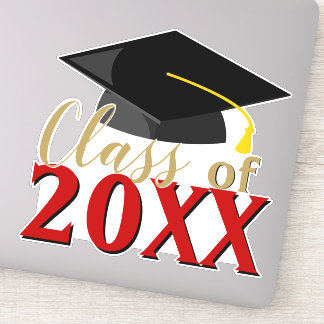 Class of ANY COLOR COMBO Graduation Year Graduate Sticker