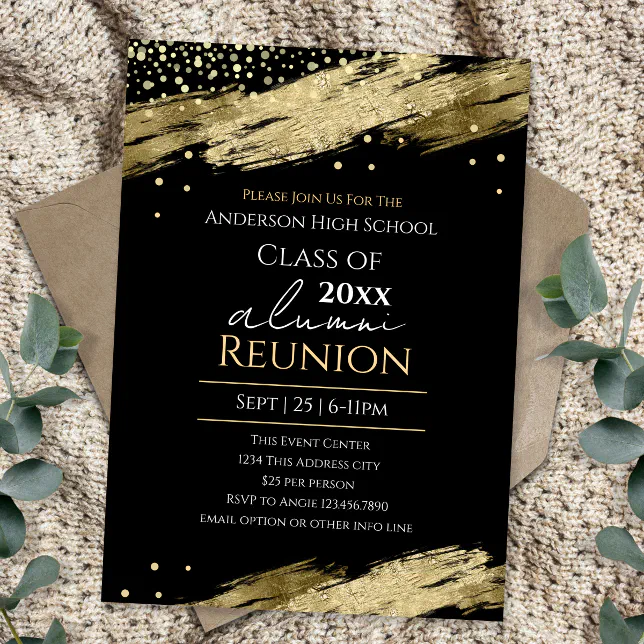 Class Of Any Year Alumni Reunion Invitation | Zazzle