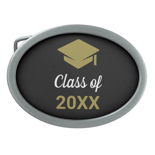 Class Of Any Year Congrats Grad Graduation Cap Belt Buckle