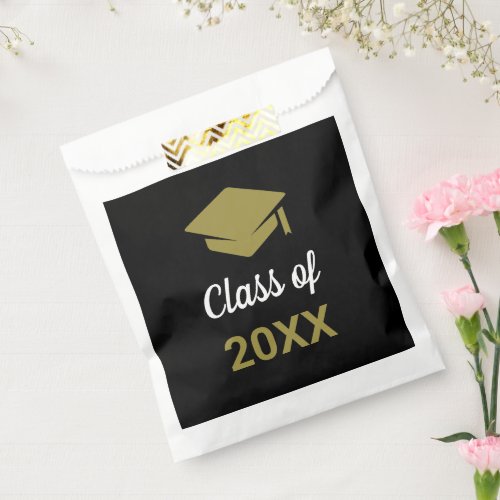 Class Of Any Year Congrats Grad Graduation Cap Favor Bag