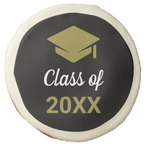 Class Of Any Year Congrats Grad Graduation Cap Sugar Cookie