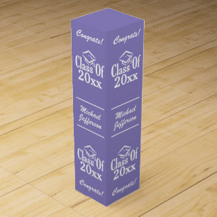 Class of ANY year custom colour & text gift box