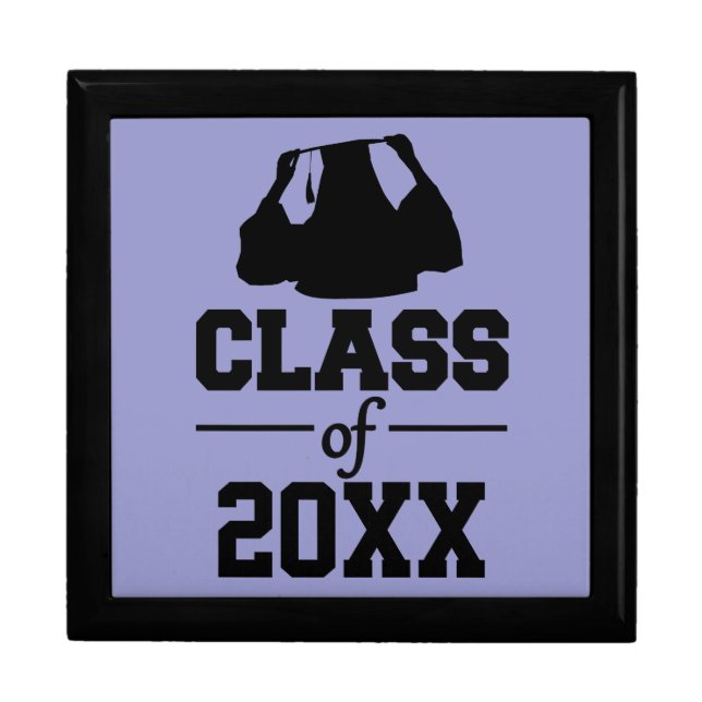 Class of ANY year custom gift / jewelry box (Front)