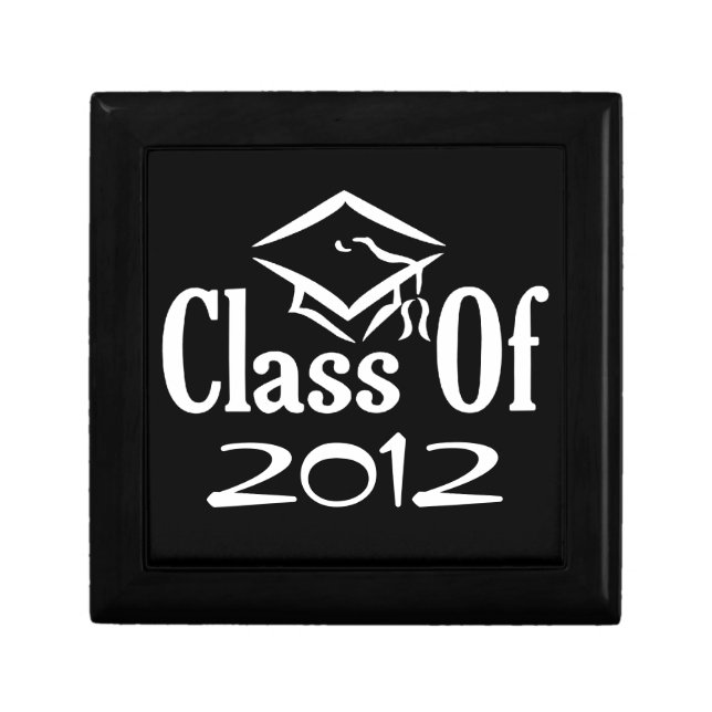 Class of ANY YEAR custom gift / jewelry box (Front)
