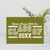 Class of ANY Year custom invitation (Standing Front)