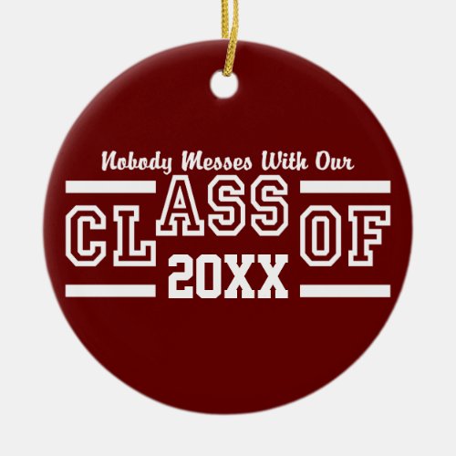 Class of ANY Year custom ornament