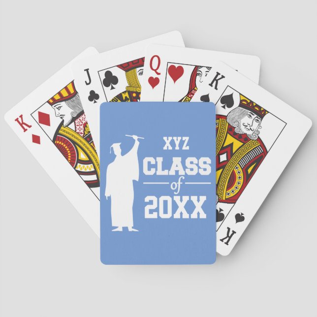 Class of ANY year custom playing cards (Back)