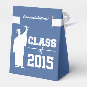 Class of ANY year custom text & color favor box