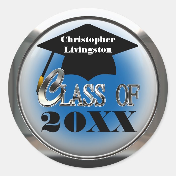 Class Of Any Year Graduation Stickers