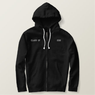 Class of  - change to current year embroidered hoodie