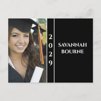 Class of Change to Current Year Graduation Invitation Postcard