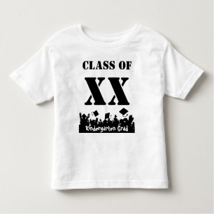 Class of Change to Desired Year Kindergarten Grad Toddler T-shirt