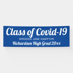 Class of Covid-19 Custom Color Graduation Banner