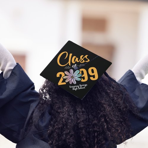 Class Of Flower Senior Graduation Cap Topper